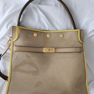 Tory Burch Lee Radziwill Raincoat Double Bag
